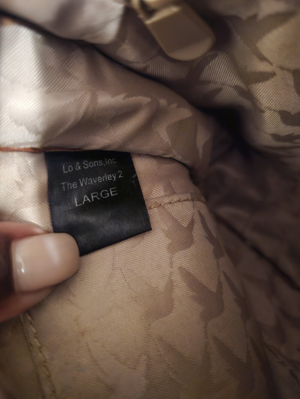 Lo & Sons Leather Crossbody Bag Cognac Brown Made In Cambodia The Waverly 2 - Picture 9 of 13